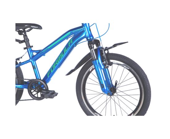 Велосипед Formula 20" BLACKWOOD Vbr FR рама-11" AL 2026 синій з зеленим (OPS-FR-20-107), зображення 4
