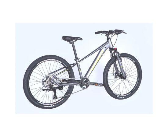 Велосипед Formula 24" ZEPHYR 3.0 DD CS рама-12" AL 2026 сірий з зеленим (OPS-FR-24-447), изображение 3