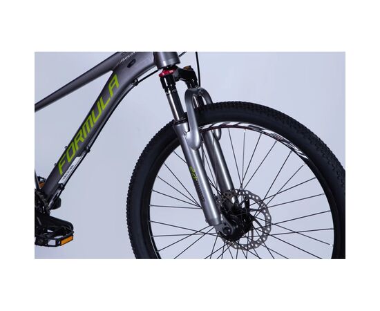 Велосипед Formula 24" ZEPHYR 3.0 DD CS рама-12" AL 2026 сірий з зеленим (OPS-FR-24-447), изображение 4