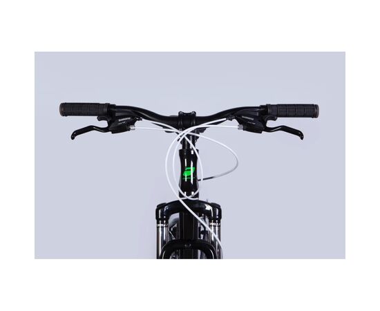 Велосипед Formula 26" BLACKWOOD DD FR рама-13" AL 2026 чорний з зеленим (OPS-FR-26-801), изображение 6