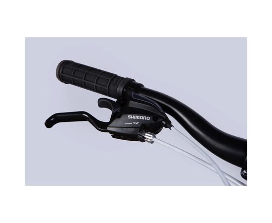 Велосипед Formula 26" BLACKWOOD DD FR рама-13" AL 2026 чорний з зеленим (OPS-FR-26-801), изображение 7