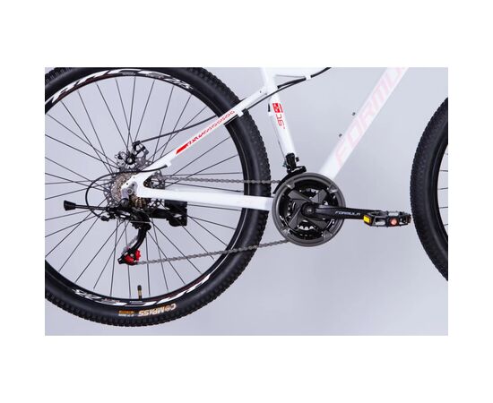 Велосипед Formula 27.5" ALPINA DD FR рама-16" AL 2026 білий з рожевим (OPS-FR-27.5-292), изображение 5