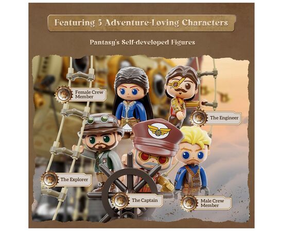 Конструктор Pantasy Original Дирижабль Steampunk (85021), изображение 4