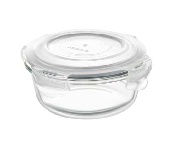 Пищевой контейнер Ardesto Gemini круглий, 0.24л, боросилікатне скло, прозорий (AR1224BRD), изображение 3