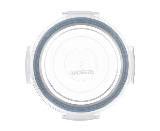 Пищевой контейнер Ardesto Gemini круглий, 0.24л, боросилікатне скло, прозорий (AR1224BRD), изображение 4