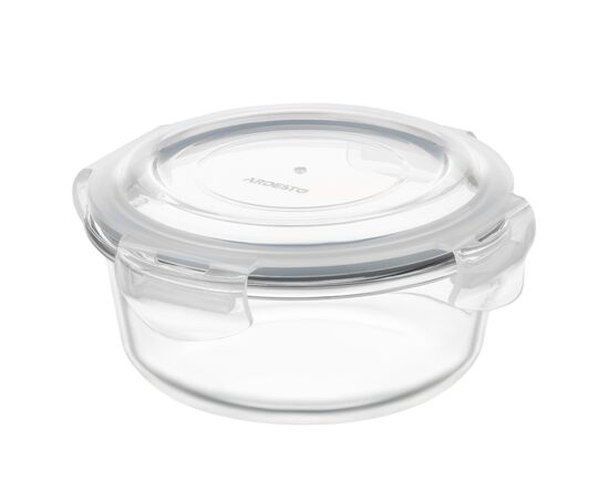 Пищевой контейнер Ardesto Gemini круглий, 0.95л, боросилікатне скло, прозорий (AR1295BRD), изображение 3