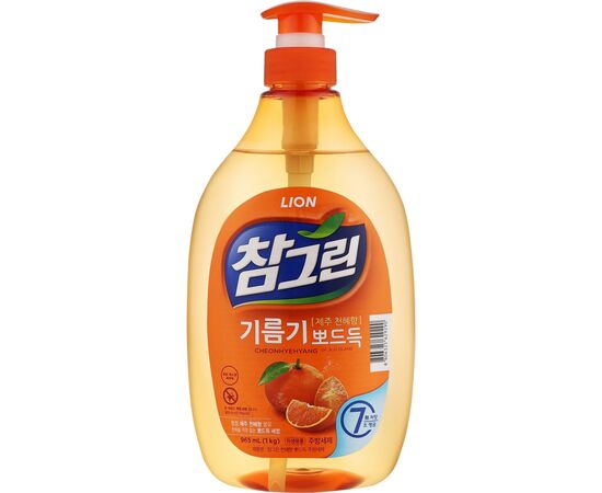 Засіб для ручного миття посуду Lion Cheonhyehyang Японський мандарин 965 мл (8806325629290)