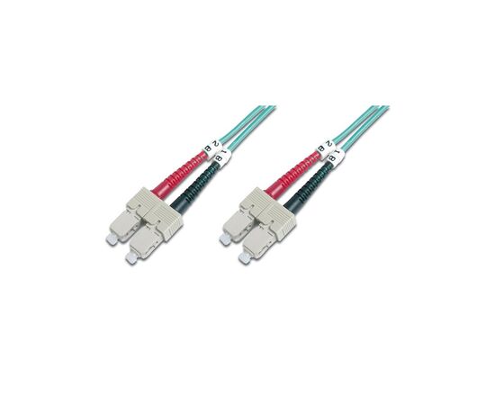 Оптический патчкорд Digitus SC/UPC-SC/UPC, 50/125, MM, OM3, duplex, 3м (DK-2522-03/3)