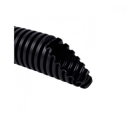 Труба гофрированная с протяжкой D16/10.7 мм, PVC, УФ стойкая, чёрная, бухта 50м Kopos (1416ED_F50D), изображение 2
