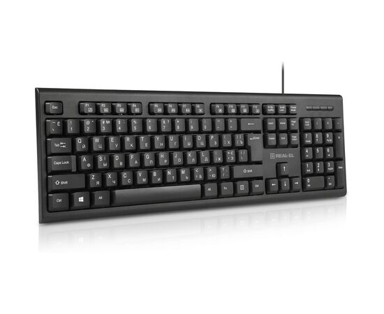 Клавиатура REAL-EL RK-507 USB Black (EL123100050), изображение 2