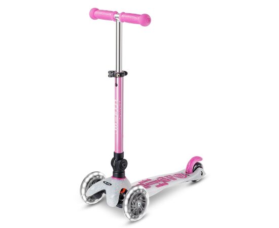 Самокат Micro Mini Deluxe складний серії Foldable Orion Glow LED" Рожевий" (MMD373)