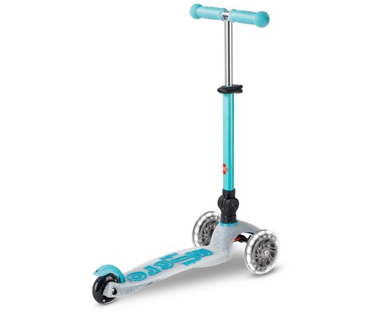 Самокат Micro Mini Deluxe складний серії Foldable Orion Glow LED" Синій" (MMD374), изображение 4