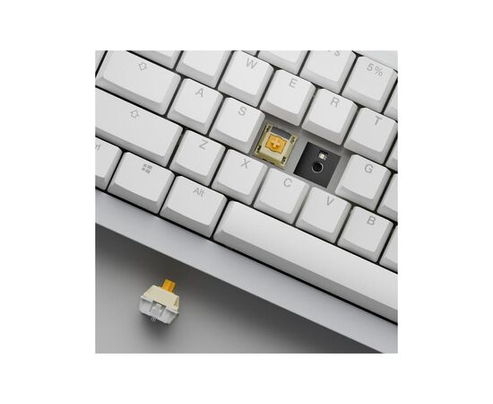Клавиатура Ducky One X Mini Magnetic Switch Wireless UA White (ON2461AST3-DAUSPDOECL2WW1), изображение 4