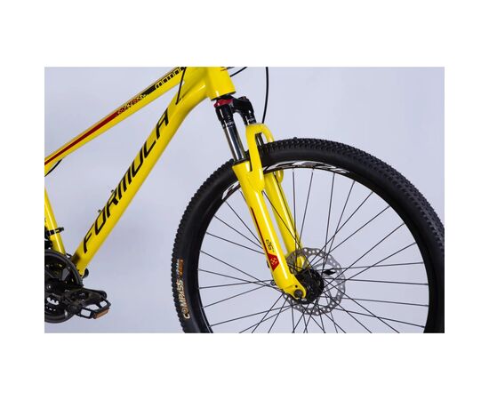 Велосипед Formula 26" MOTION DD FR рама-13" AL 2026 жовтий з чорним (OPS-FR-26-811), изображение 4