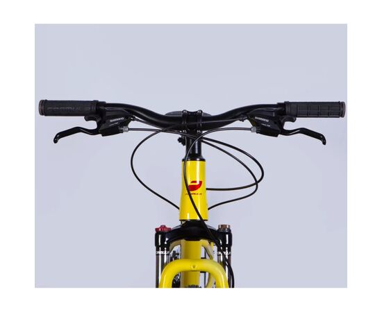 Велосипед Formula 26" MOTION DD FR рама-13" AL 2026 жовтий з чорним (OPS-FR-26-811), изображение 6