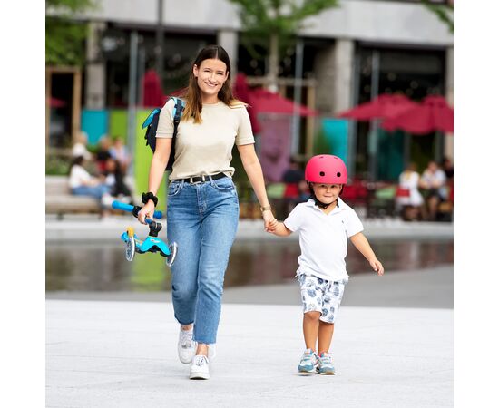 Самокат Micro Mini Deluxe Foldable LED" складний Блакитний океан" (MMD200), изображение 10