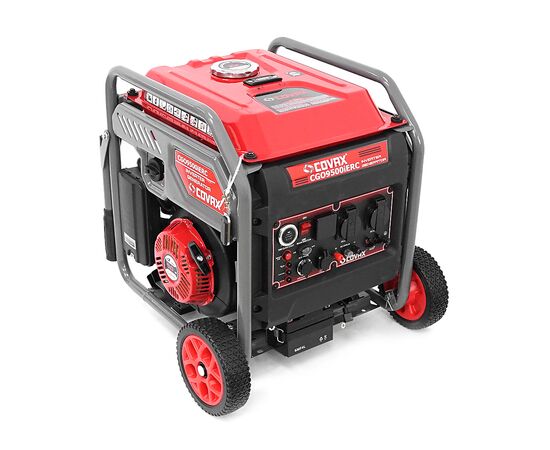 Генератор COVAX інверторний CGO9500iERC, 7.5kW, 220V, 50Hz, DC12V, електростартер, бак 7L, 35kg (CGO9500iERC)