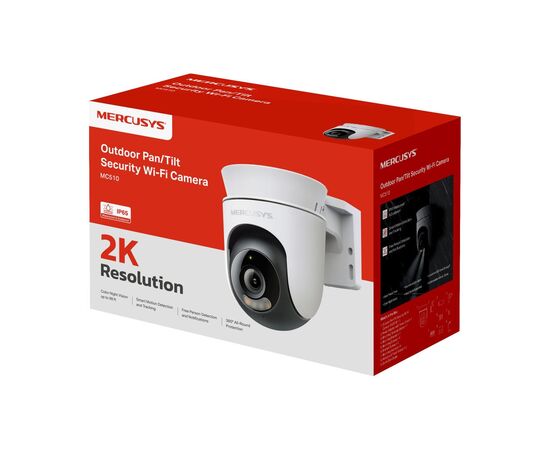 Камера відеоспостереження Mercusys IP-Камера MERCUSYS MC510 3MP N300 microSD motion detection, зовнішня (MC510), зображення 10