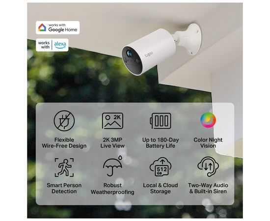 Камера відеоспостереження TP-Link TAPO-C410, зображення 4