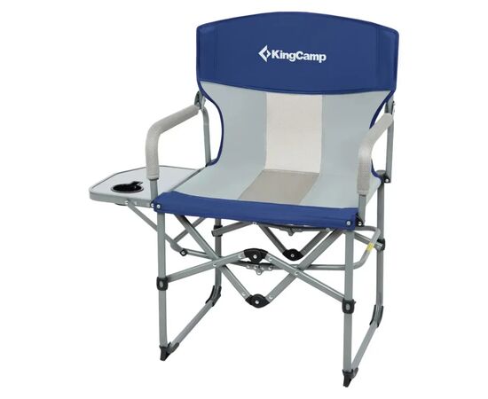 Кресло складное KingCamp ASH Navy/Beige (KC3824_NAVY/MEDIUMGREY)