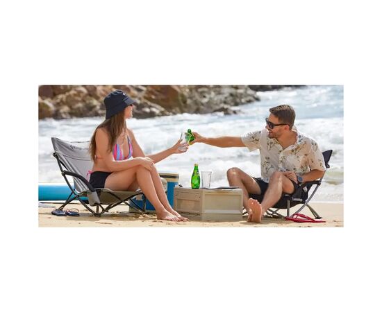 Кресло складное KingCamp Beach Chair Grey (KC1919_GREY), изображение 3