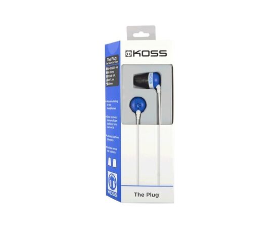 Наушники Koss The Plug Noise Isolating Blue (196544.101), изображение 5