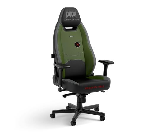 Кресло игровое Noblechairs LEGEND DOOM Green (NBL-LGD-PU-DDA), изображение 6