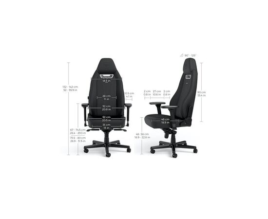 Кресло игровое Noblechairs LEGEND Black (NBL-LGD-GER-BED), изображение 5