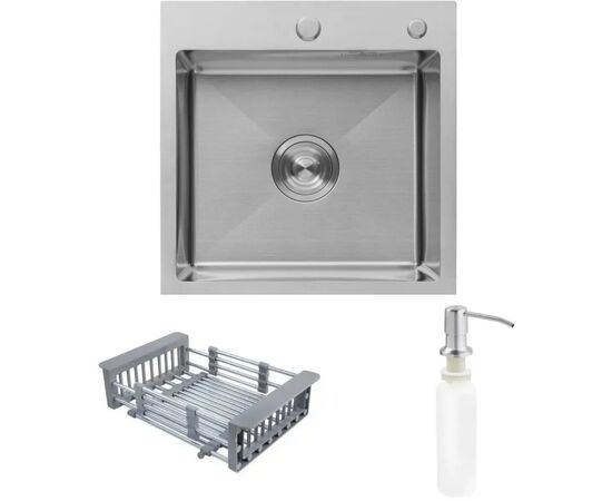 Мийка кухонна Kroner Geburstet-5050HM (CV022800)