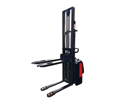 Штабелер GTM электрический самоходный 1,5т/3,6м 2x12В/106Ah с площ. оператора, дл. Вилы 1150мм (PSE15-C 3600), изображение 2