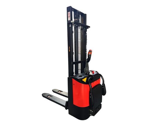 Штабелер GTM электрический самоходный 1,5т/3,6м 2x12В/106Ah с площ. оператора, дл. Вилы 1150мм (PSE15-C 3600), изображение 3