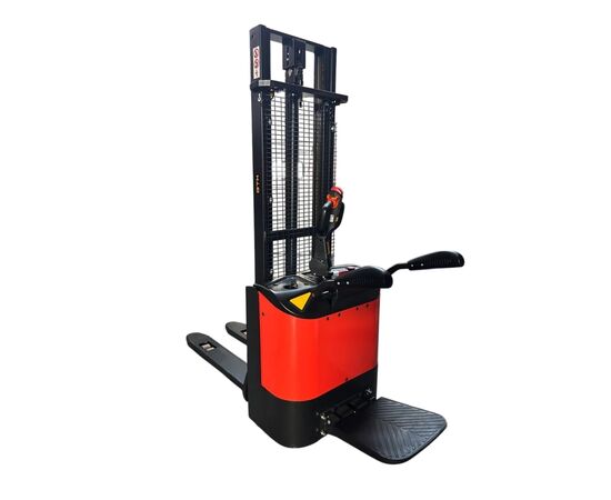 Штабелер GTM электрический самоходный 1,5т/3,6м 2x12В/106Ah с площ. оператора, дл. Вилы 1150мм (PSE15-C 3600), изображение 4