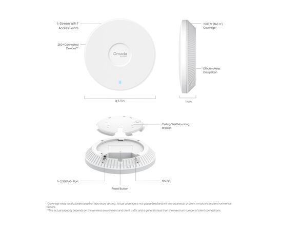 Точка доступа Wi-Fi TP-Link EAP720, изображение 8