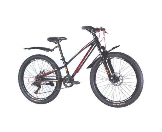 Велосипед Formula 24" ACID DD FR рама-11" AL 2026 чорний з червоним (OPS-FR-24-439), изображение 2