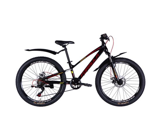 Велосипед Formula 24" ACID DD FR рама-11" AL 2026 чорний з червоним (OPS-FR-24-439)