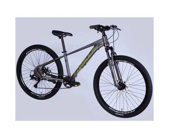 Велосипед Formula 26" ZEPHYR 3.0 DD CS рама-14" AL 2026 сірий з зеленим (OPS-FR-26-814), изображение 2