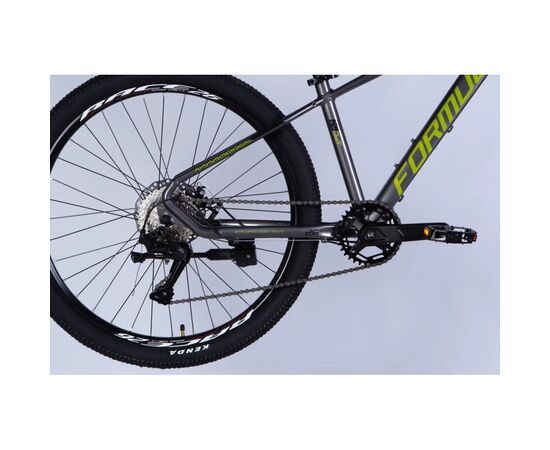 Велосипед Formula 26" ZEPHYR 3.0 DD CS рама-14" AL 2026 сірий з зеленим (OPS-FR-26-814), изображение 5