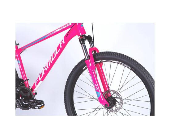 Велосипед Formula 27.5" MOTION DD FR рама-16" AL 2026 рожевий з білим (OPS-FR-27.5-299), зображення 4