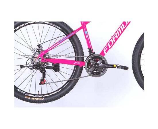 Велосипед Formula 27.5" MOTION DD FR рама-16" AL 2026 рожевий з білим (OPS-FR-27.5-299), зображення 5
