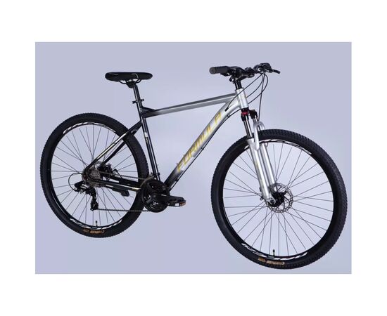 Велосипед Formula 29" F-1 DD CS рама-21" AL 2026 сріблясто-чорний (OPS-FR-29-438), зображення 2