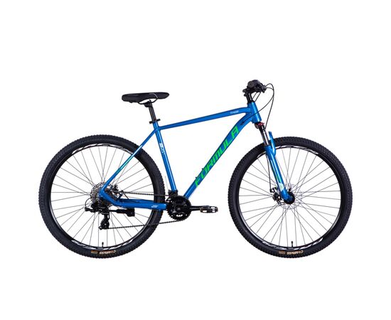 Велосипед Formula 29" THOR DD CS рама-19" AL 2026 синій з зеленим (OPS-FR-29-431)