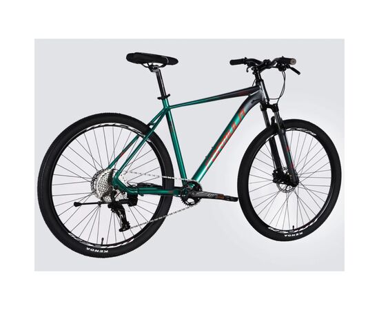 Велосипед Formula 29" ZEPHYR 1.0 HDD рама-21" AL 2026 темно-сріблястий з зеленим (OPS-FR-29-453), изображение 3