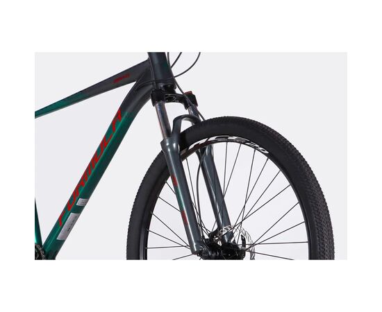 Велосипед Formula 29" ZEPHYR 1.0 HDD рама-21" AL 2026 темно-сріблястий з зеленим (OPS-FR-29-453), изображение 4