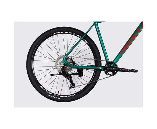 Велосипед Formula 29" ZEPHYR 1.0 HDD рама-21" AL 2026 темно-сріблястий з зеленим (OPS-FR-29-453), изображение 5