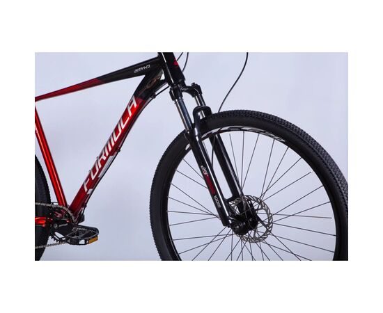 Велосипед Formula 29" ZEPHYR 1.0 HDD рама-21" AL 2026 чорно-червоний (OPS-FR-29-455), изображение 4
