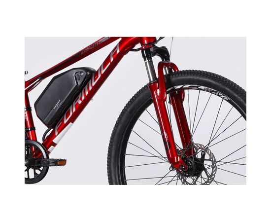 Электровелосипед Formula 26" eMOTION DD FR рама-13" 36B 10А*г 500Вт 2026 червоно-сріблястий (ELB-FR-26-153), изображение 4