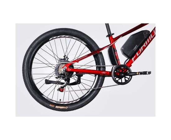 Электровелосипед Formula 26" eMOTION DD FR рама-13" 36B 10А*г 500Вт 2026 червоно-сріблястий (ELB-FR-26-153), изображение 5