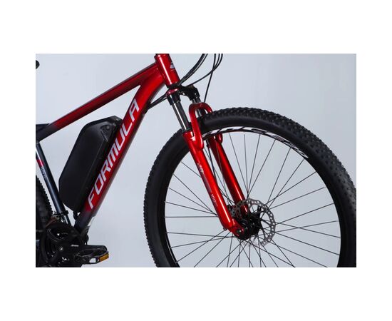 Электровелосипед Formula 29" eF-1 DD CS рама-18,5" 48B 12.5А*г 500Вт 2026 червоно-сріблястий (ELB-FR-29-249), изображение 4