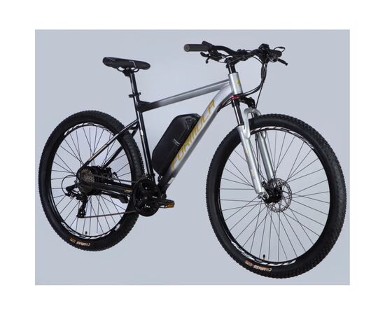 Электровелосипед Formula 29" eF-1 DD CS рама-21" 48B 12.5А*г 500Вт 2026 сріблясто-чорний (ELB-FR-29-254), изображение 2