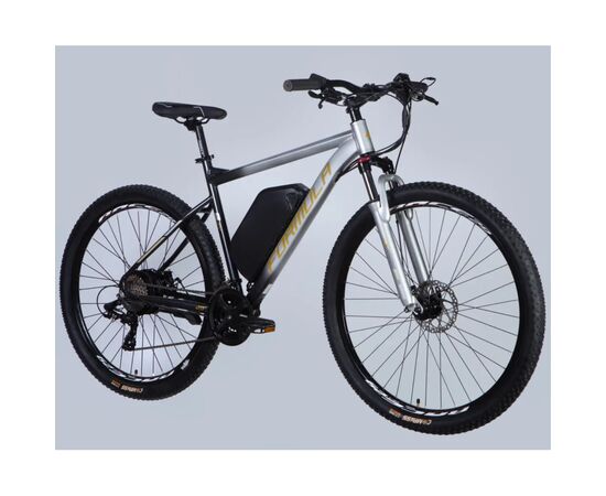 Электровелосипед Formula 29" eF-1 DD CS рама-21" 48B 17.5А*г 500Вт 2026 сріблясто-чорний (ELB-FR-29-256), изображение 2